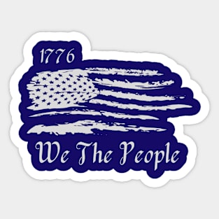 We The People 1776 Sticker